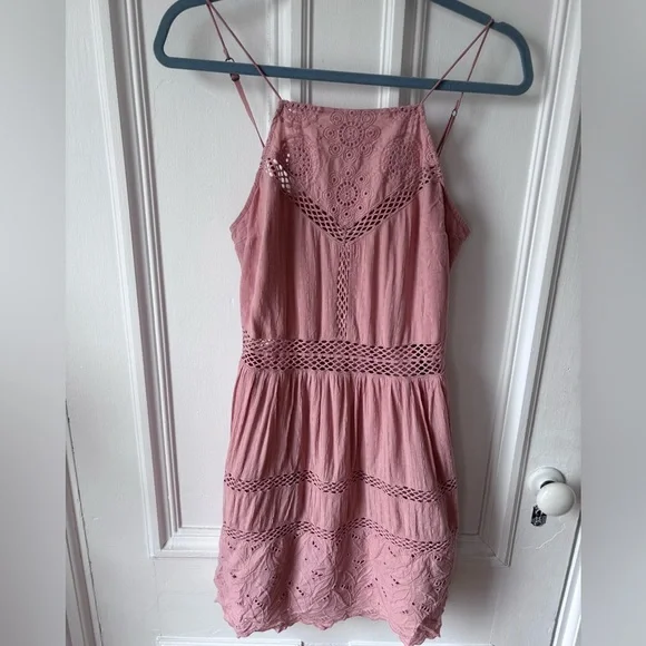 Abercrombie&Fitch x Teenvogue/Coachella Inspired Tiered Embroidered Lace Small - Picture 4 of 14